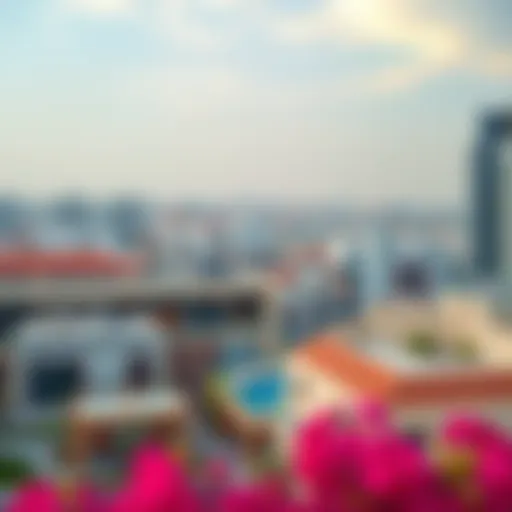 Panoramic view of الجرف 2 neighborhood showcasing modern architecture