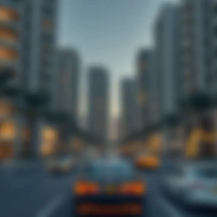 Modern apartment complex in Abu Dhabi