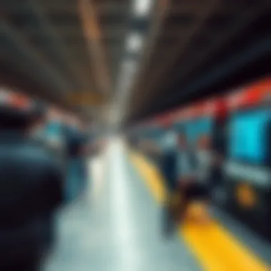 Impact of Rush Hour on Commute Choices Dubai Metro station during rush hour