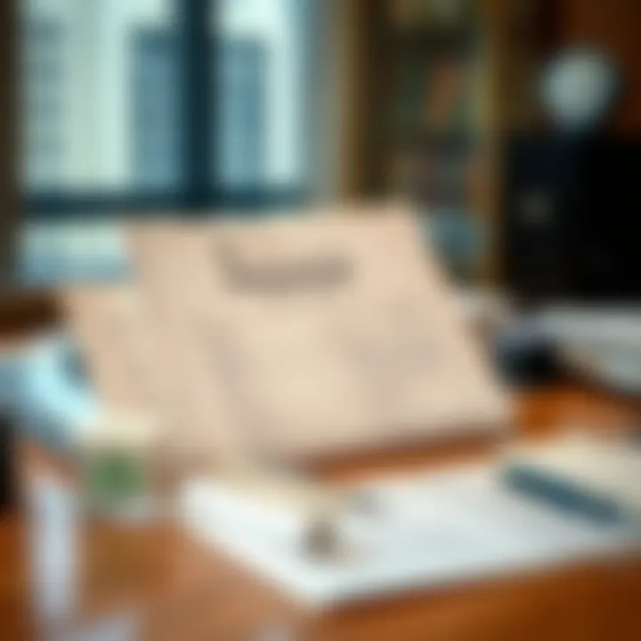 Essential Ejari Documents Essential documents for Ejari registration displayed on a desk