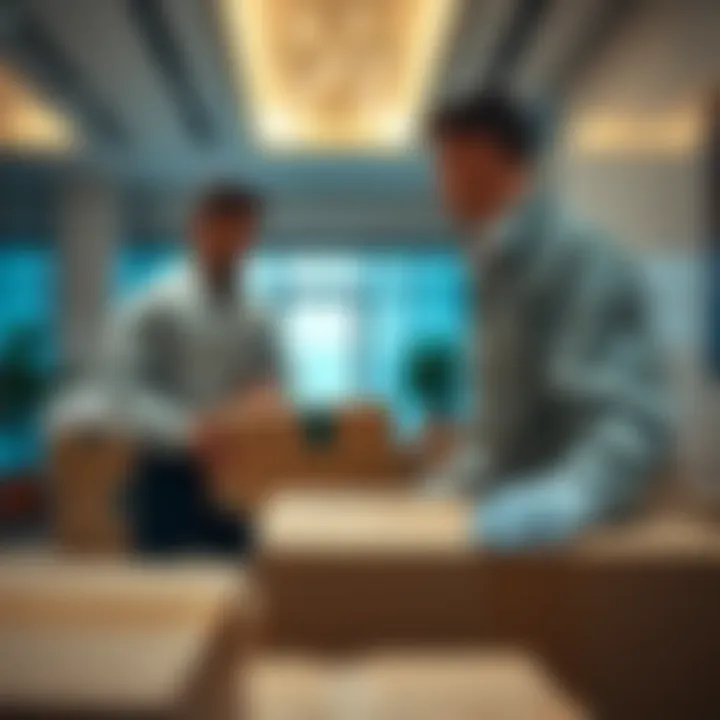Expert Handling of Valuables Professional movers handling delicate items with care