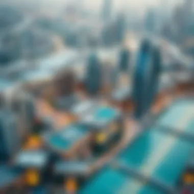 Infographic depicting the historical development of Dubai's real estate market