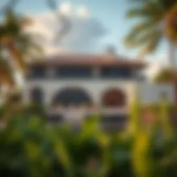 Luxurious waterfront property on Palm Island