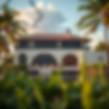 Luxurious waterfront property on Palm Island