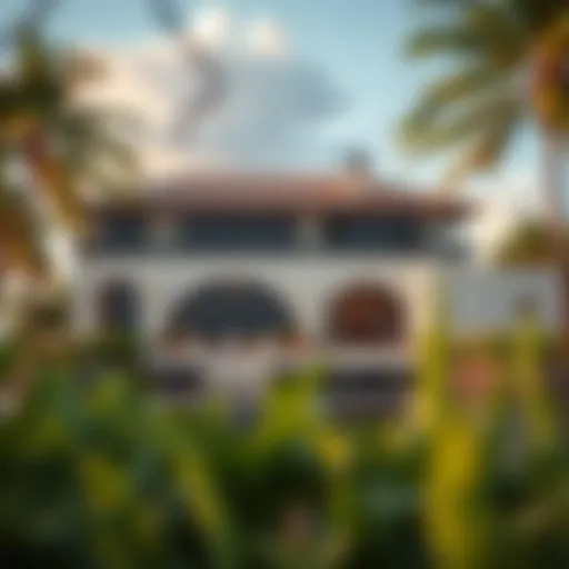 Luxurious waterfront property on Palm Island