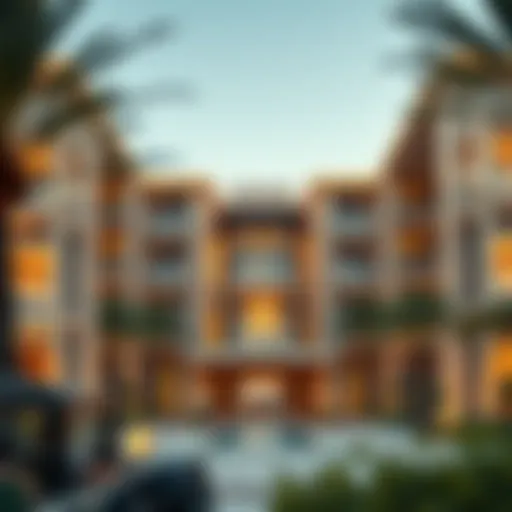 Luxurious exterior view of Eight Palm showcasing modern design