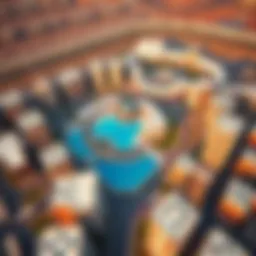 Aerial view of the Emirates Cluster showcasing its layout