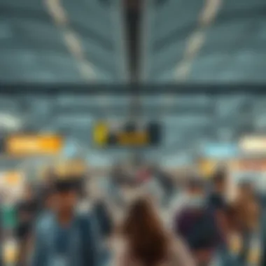 Life at a Metro Station: The Pulse of Dubai A vibrant Metro Dubai station bustling with commuters