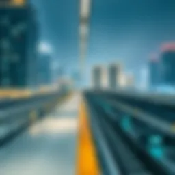 A panoramic view of Metro Dubai showcasing its modern architecture