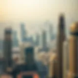 Dubai's Real Estate Landscape An overview of Dubai's skyline showcasing real estate development