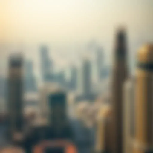 Dubai's Real Estate Landscape An overview of Dubai's skyline showcasing real estate development