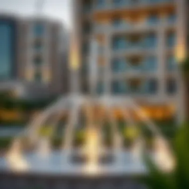 Enhancing Urban Aesthetics with Address Fountains An address fountain contributing to urban aesthetics and property appeal