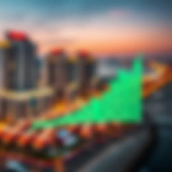 Market Trends in Jumeirah Beach Residence Market trends chart depicting property values and investment growth in JBR