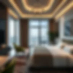 Elegant villa room showcasing contemporary design