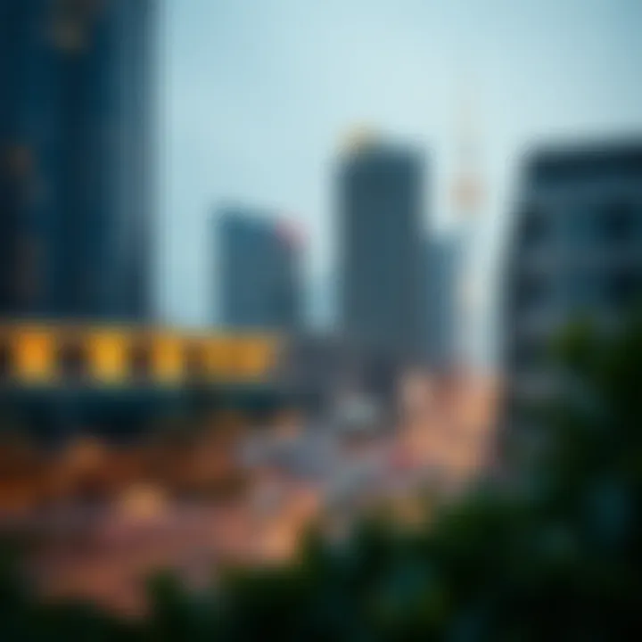 Visual representation of economic growth in Dubai