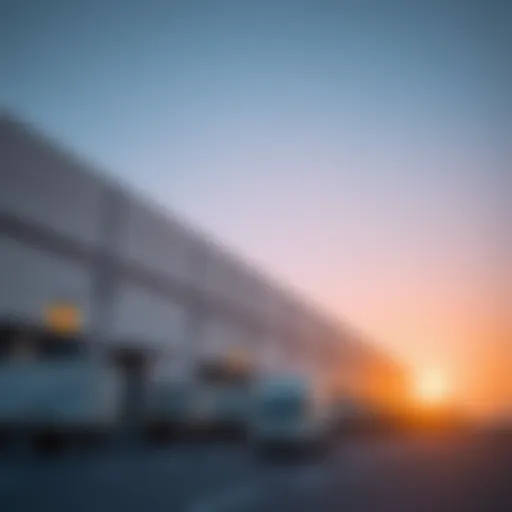 Modern warehouse facility in Jebel Ali Free Zone