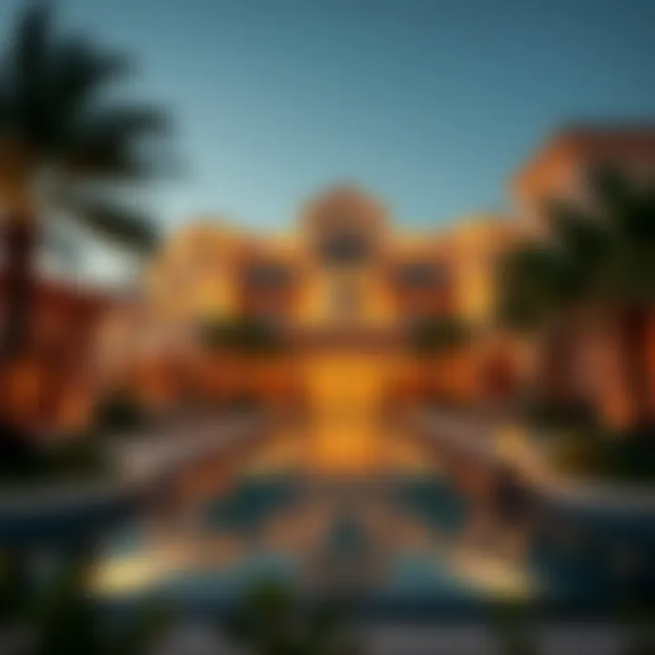 Architectural representation of the luxurious properties available on the World Islands