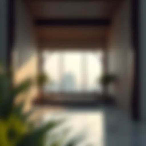 Tranquil Meditation Space in the Urban Landscape Serene meditation corner in Dubai